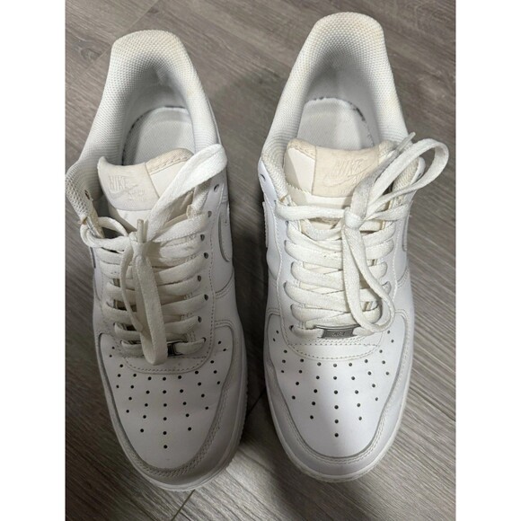 Nike Air Force 1 Low ’07 Triple White Women’s Size 10 Classic All White AF1 - Picture 1 of 6